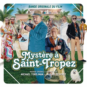 Carátula de la banda de sonido de Misterio en Saint Tropez