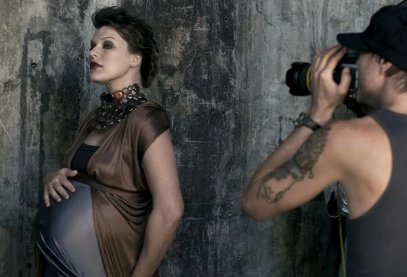 Milla Jovovich en palermo-shooting