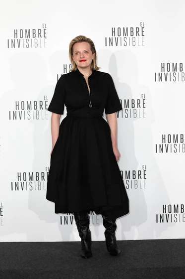 Elisabeth Moss en el-hombre-invisible (Photocall en Madrid. 2020)