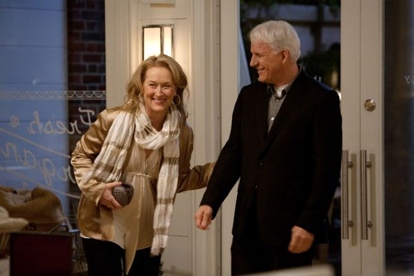 Meryl Streep y Steve Martin en No es tan fácil