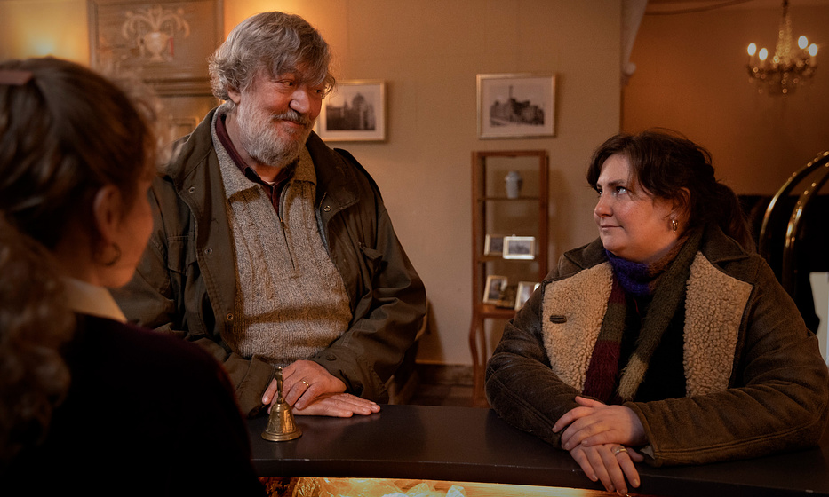 Stephen Fry y Lena Dunham en Treasure
