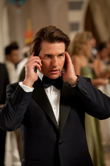 Tom Cruise en Misión: Imposible. Protocolo fantasma