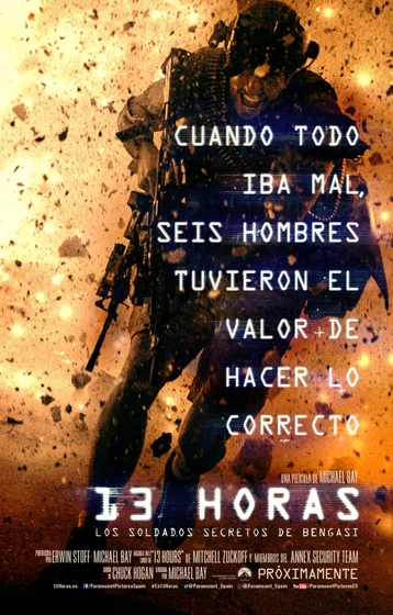 Imagen de 13-horas-los-soldados-secretos-de-bengasi (Cartel teaser español)