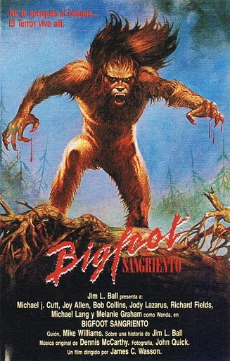 Poster de Bigfoot Sangriento