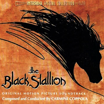 Carátula de la banda de sonido de El Corcel Negro