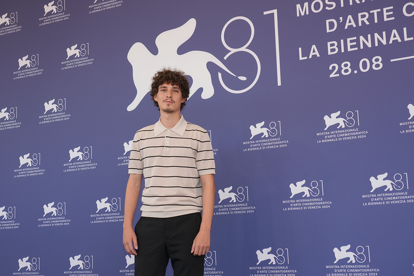 Filippo Scotti en The American Backyard (Festival de Venezia. Septiembre 2024)