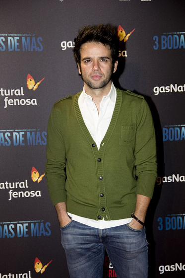 Raúl Peña en Tres Bodas de Más (Premiere en Madrid. Noviembre 2013)