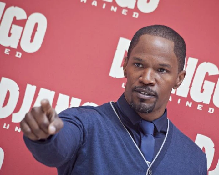 Jamie Foxx en Django Desencadenado (Premiere en Roma. Diciembre 2012)