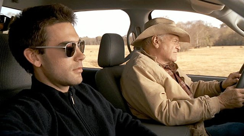 Brian Dennehy y Drew Fuller en El Último Regalo