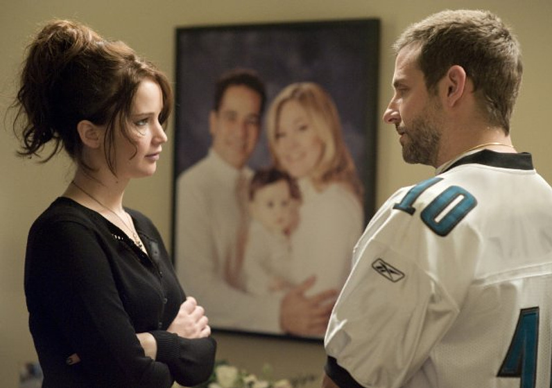 Bradley Cooper y Jennifer Lawrence en El Lado Bueno de las Cosas