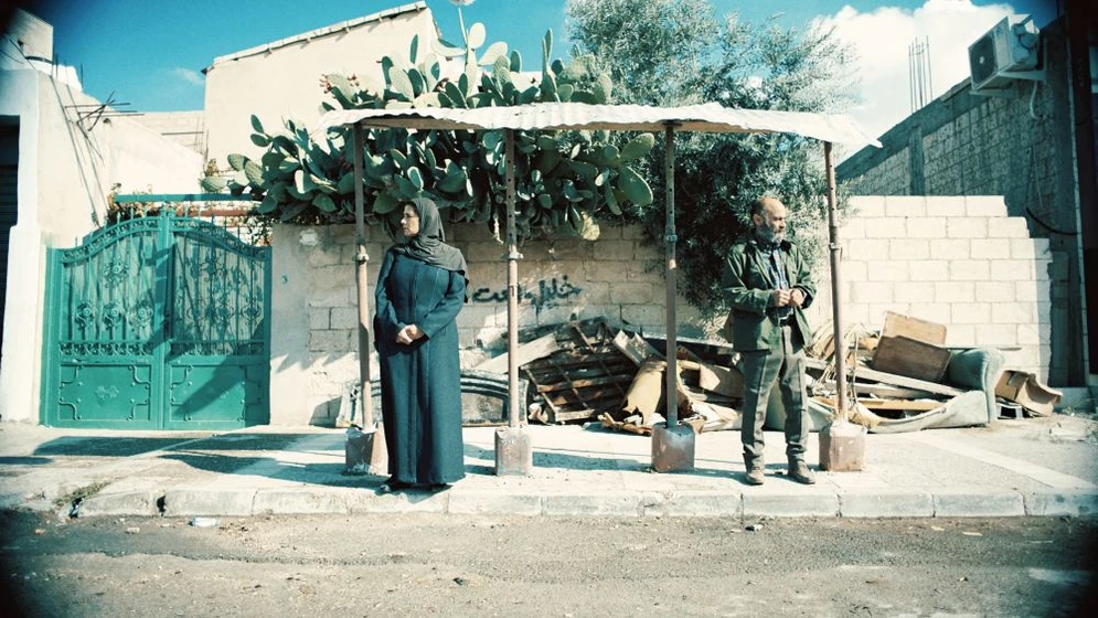 Hiam Abbass y Salim Dau en gaza-mon-amour