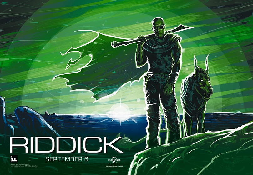 Imagen de Riddick (Cartel quad coleccionista)