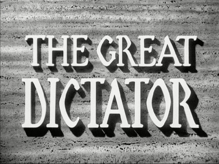 Imagen de El Gran Dictador (Títulos de crédito)