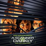 Carátula de la banda de sonido de A Scanner Darkly. Una mirada a la oscuridad