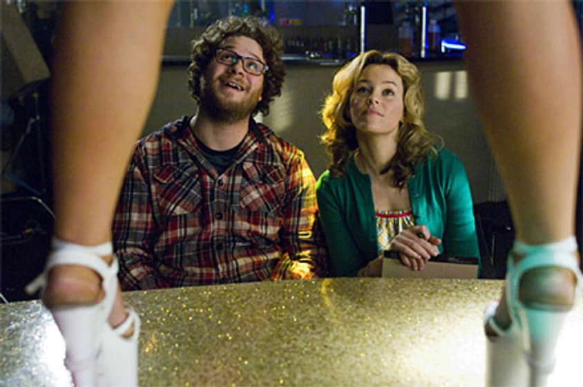 Elizabeth Banks y Seth Rogen en ¿Hacemos una porno?