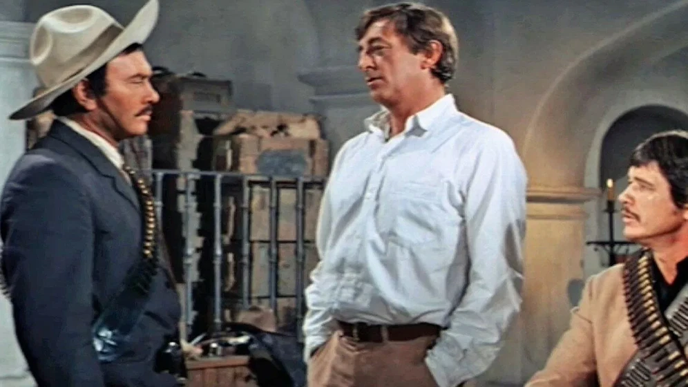 Robert Mitchum en villa-cabalga