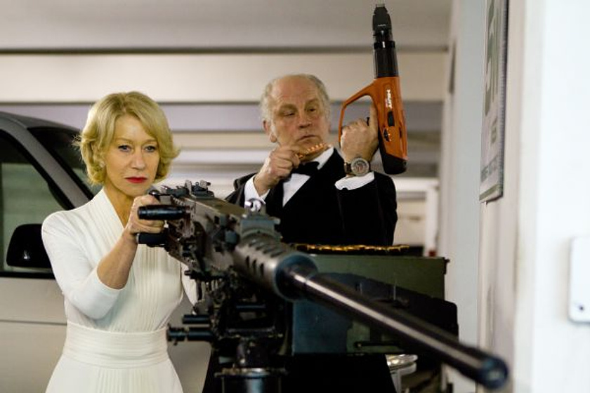 Helen Mirren y John Malkovich en RED