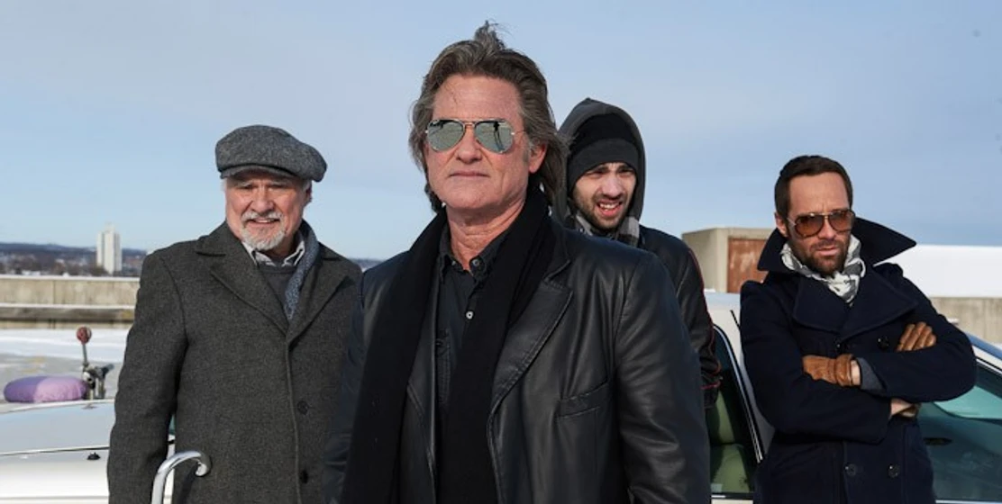Kurt Russell, Kenneth Welsh, Jay Baruchel y Chris Diamantopoulos en the-art-of-the-steal