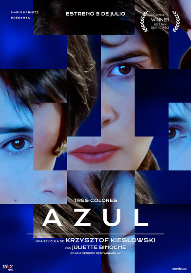 Imagen de Tres Colores: Azul (Nuevo cartel)