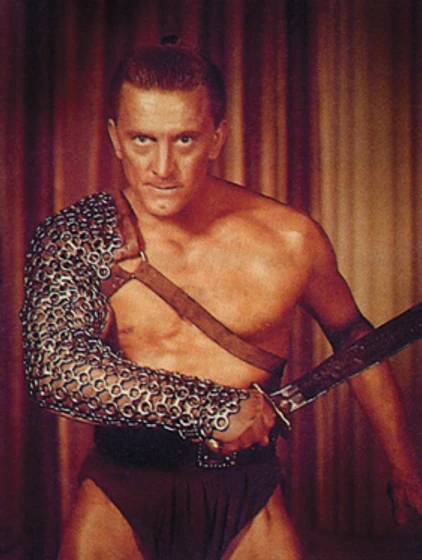 Kirk Douglas en espartaco