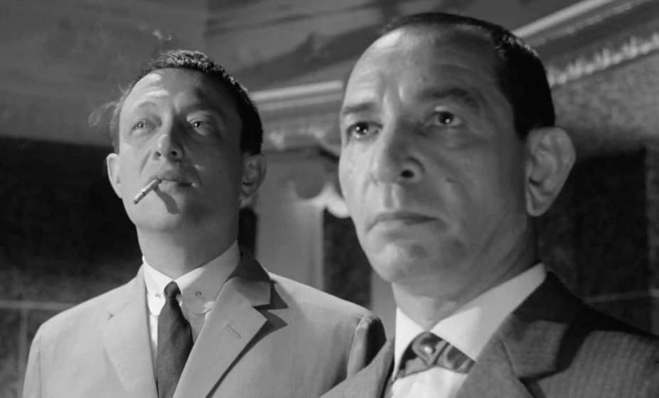 Zeev Berlinsky y Rolf Eden en el-testamento-del-dr-mabuse-1962