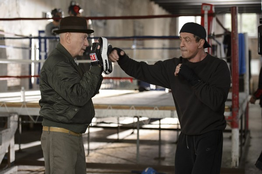 Sylvester Stallone y Alan Arkin en La Gran Revancha