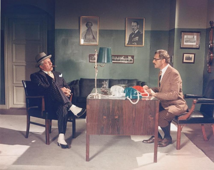 Harold J. Stone y Poul Reichhardt en the-olsen-gang-in-a-fix