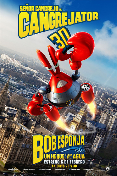 Imagen de Bob Esponja. Un Héroe fuera del agua (Cartel personajes español)