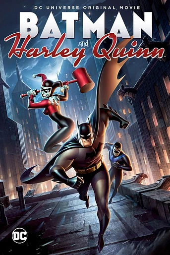 Poster de Batman y Harley Quinn
