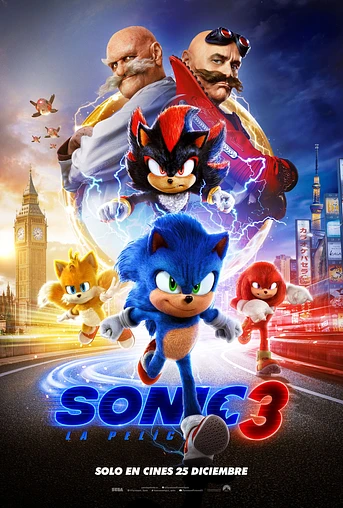 Poster de Sonic 3. La Película
