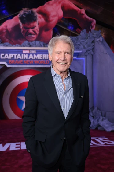 Harrison Ford en capitan-america-brave-new-world (Premiere en Los Angeles. Febrero 2025)
