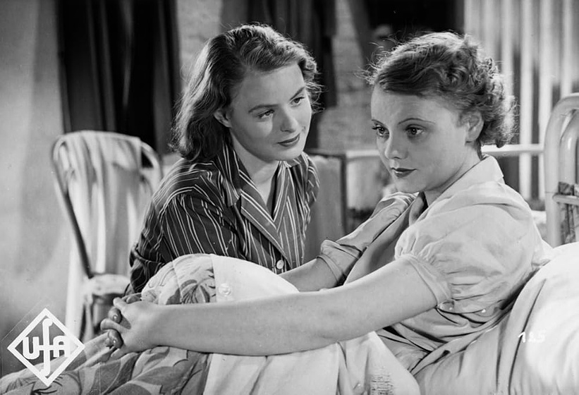 Ingrid Bergman y Sabine Peters en el-pacto-de-los-cuatro