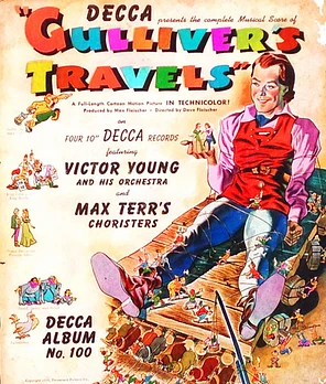 Carátula de la banda de sonido de Los Viajes de Gulliver