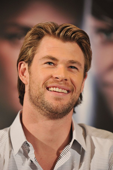 Chris Hemsworth en Thor (Photocall en Paris. Abril 2011)
