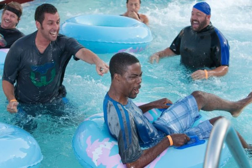Chris Rock, Adam Sandler y Kevin James en ninos-grandes