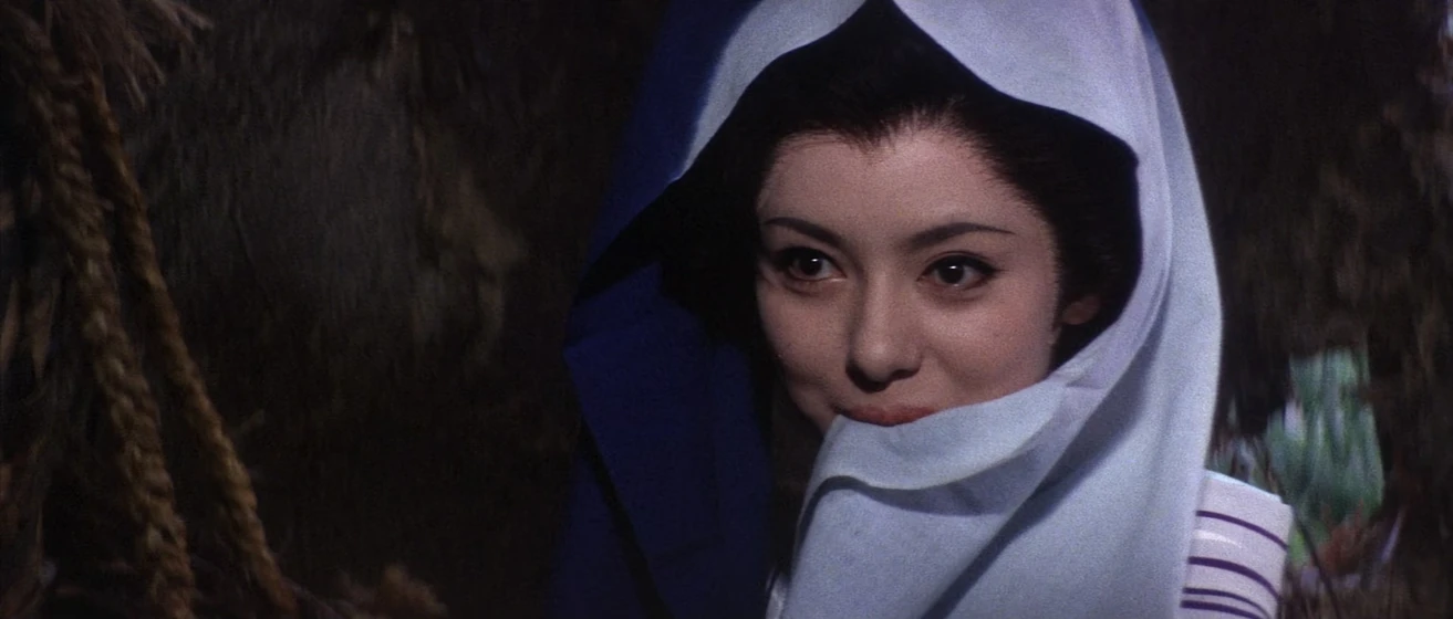 Yumiko Nogawa en zatoichi-and-the-fugitives