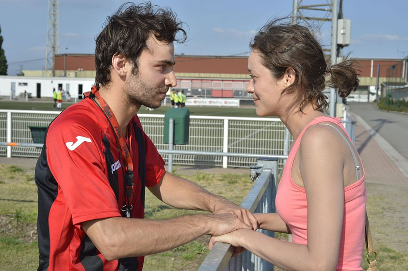 Marion Cotillard y Fabrizio Rongione en Dos días, una noche