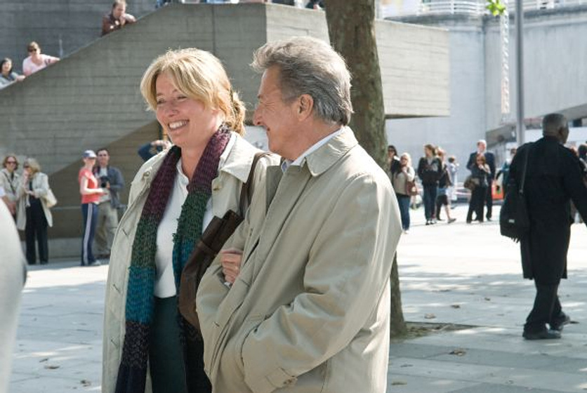 Dustin Hoffman y Emma Thompson en Nunca es tarde para enamorarse