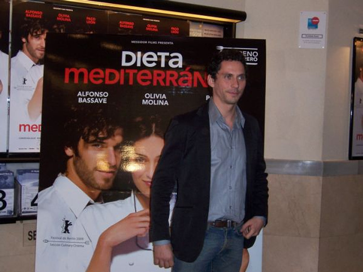 Paco León en Dieta mediterránea (Rueda de prensa en Madrid. Enero 2009)