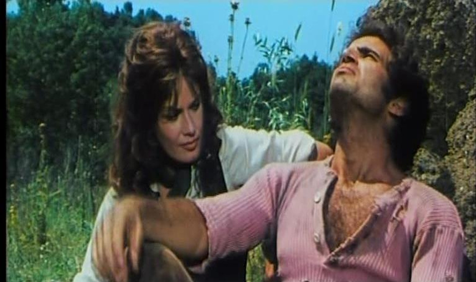 Antonio Sabato y Marisa Mell en Todos, Hermanos en el Oeste