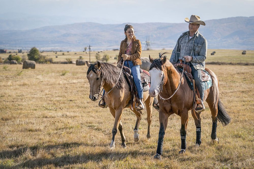 Sylvester Stallone y Yvette Monreal en Rambo. Last Blood