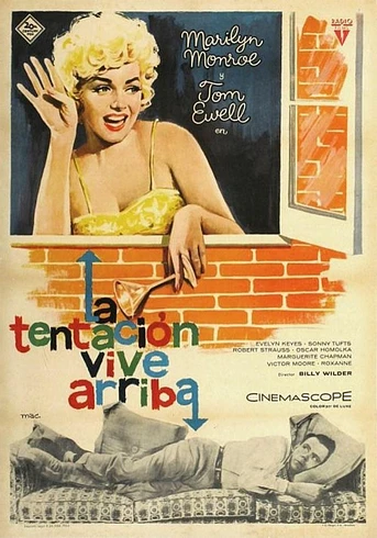 Poster de La Tentación Vive Arriba