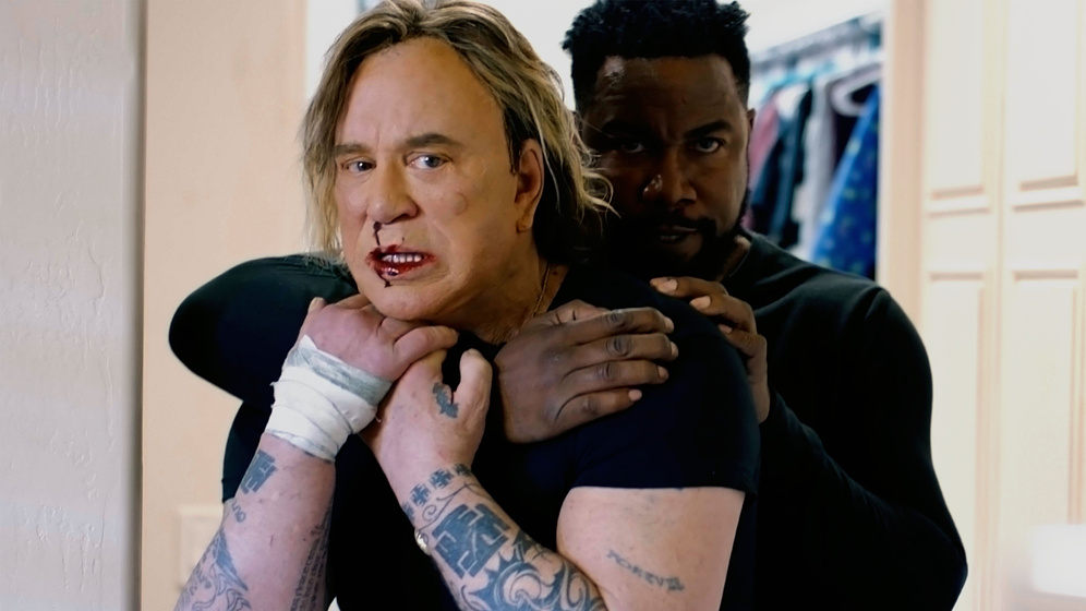 Michael Jai White y Mickey Rourke en el-comando