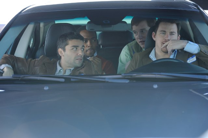 Channing Tatum, Anthony Mackie, Oscar Isaac y Chris Pratt en 10 Years