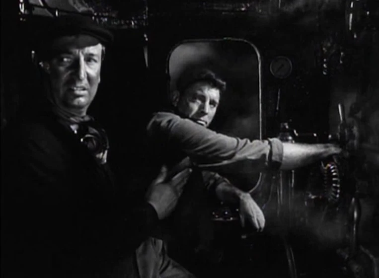 Burt Lancaster y Albert Rémy en El Tren