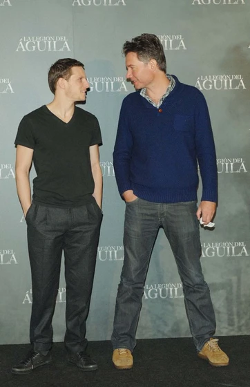 Jamie Bell y Kevin Macdonald en la-legion-del-aguila (Rueda de prensa en Madrid. Marzo 2011)