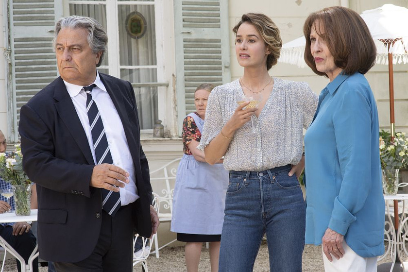 Christian Clavier, Chantal Lauby y Alice David en Dios mío, ¿Pero qué nos has hecho?