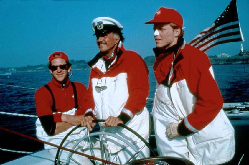Matthew Modine, Cliff Robertson y Ned Vaughn en La Fuerza del Viento