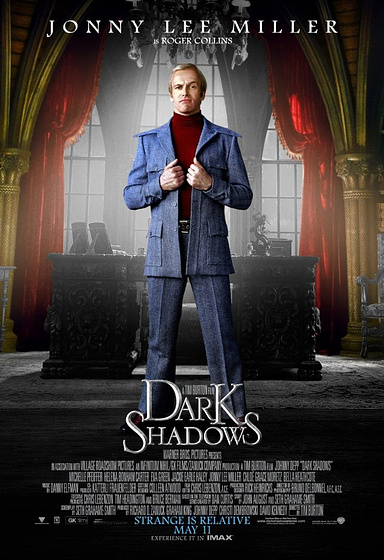 Jonny Lee Miller en Sombras tenebrosas (Poster promocional)