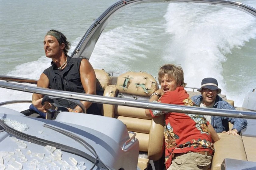 Steve Zahn, Matthew McConaughey y Rainn Wilson en Sahara